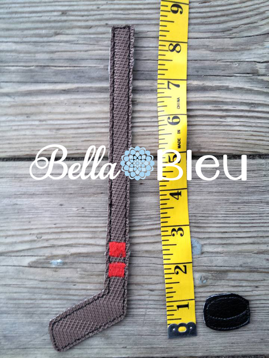 ITH Hockey Stick and puck accessories for the Elf machine embroidery design