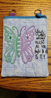 Butterfly Wings Memorial Sketchy design