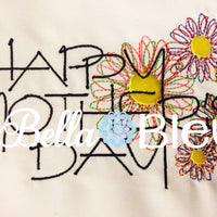 Mother's Day Floral quick stitch flowers bean stitch