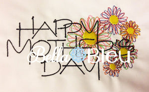 Mother's Day Floral quick stitch flowers bean stitch