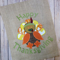 Pilgrim Thanksgiving Turkey applique