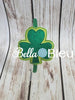 ITH in the hoop St Patrick's Day Shamrock Headband Slider machine embroidery
