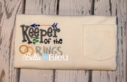 Keeper of the Rings Ring Bearer Machine Embroidery Design