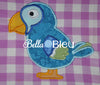 Parrot Bird Machine applique embroidery design