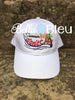 Summer Hair don't care baseball hat cap machine embroidery design palm trees, waves