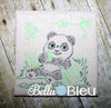 Jungle Panda Colorwork Redword Machine Embroidery Design