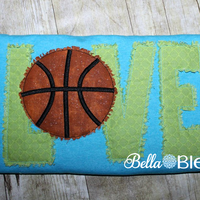 Raggy Love Basketball Machine Embroidery design
