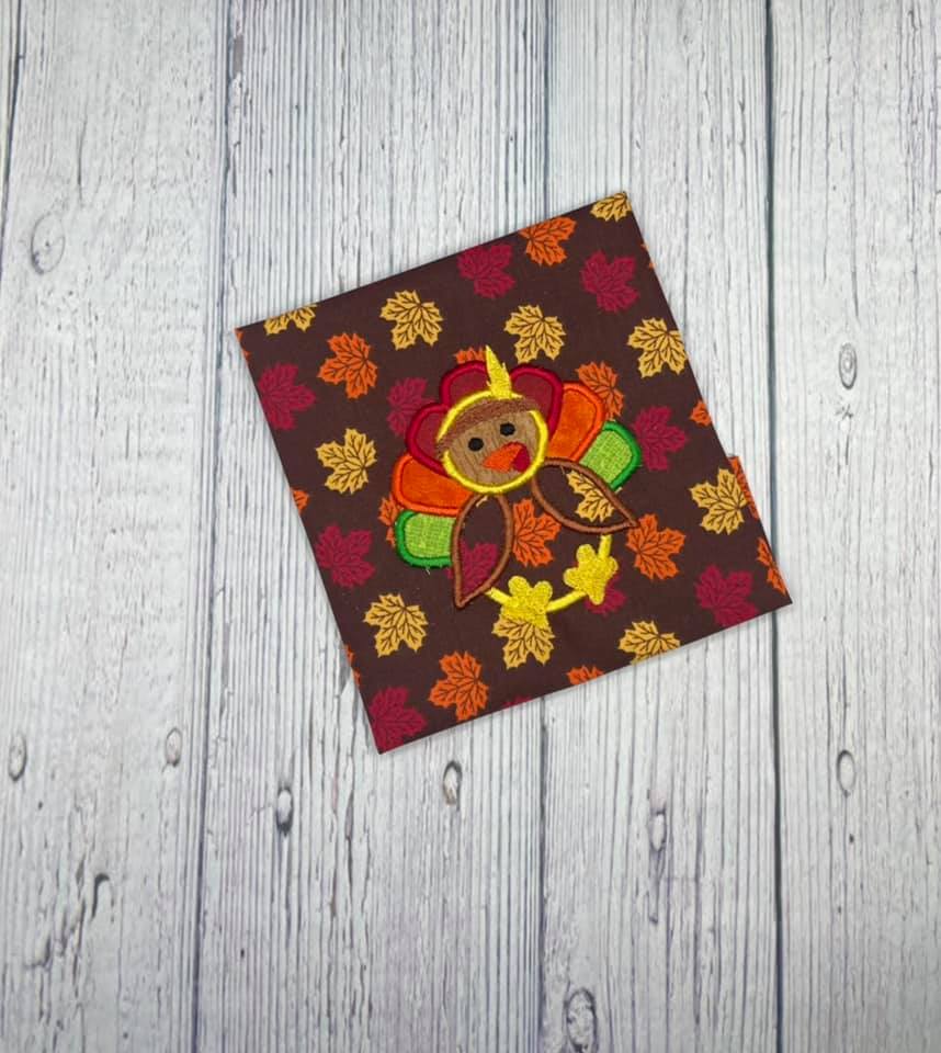 Thanksgiving Turkey Applique