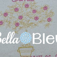 Beautiful Rose Tree Colorwork Machine Embroidery Design