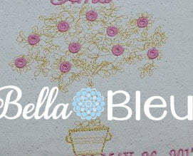 Beautiful Rose Tree Colorwork Machine Embroidery Design