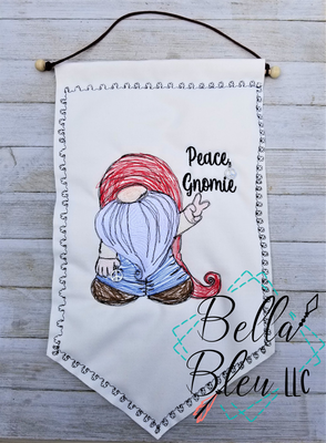 Peace Gnome Scribble Sketchy