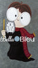 Geek Inspired Wizard Boy Harry Potter Machine Embroidery Design with Owl
