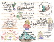 Dolly Quotes  Bundle Sublimation download