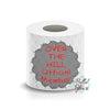 Official Member Over the Hill Toilet Paper Funny Saying Machine Embroidery Design sketchy