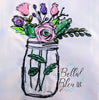 Flowers in Jar Scribble Sketchy