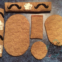 ITH In The Hoop Chef Hat Motif Kitchen Set Machine Embroidery Design
