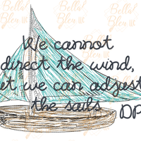 Sails Inspired Dolly Parton Quote Scribble Saying