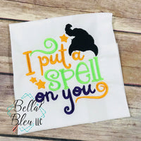 Halloween Embroidery Design - Inspired Sanderson Sisters Embroidery - I put a spell on you