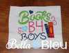 Back to School  Books B4 Boys machine embroidery design