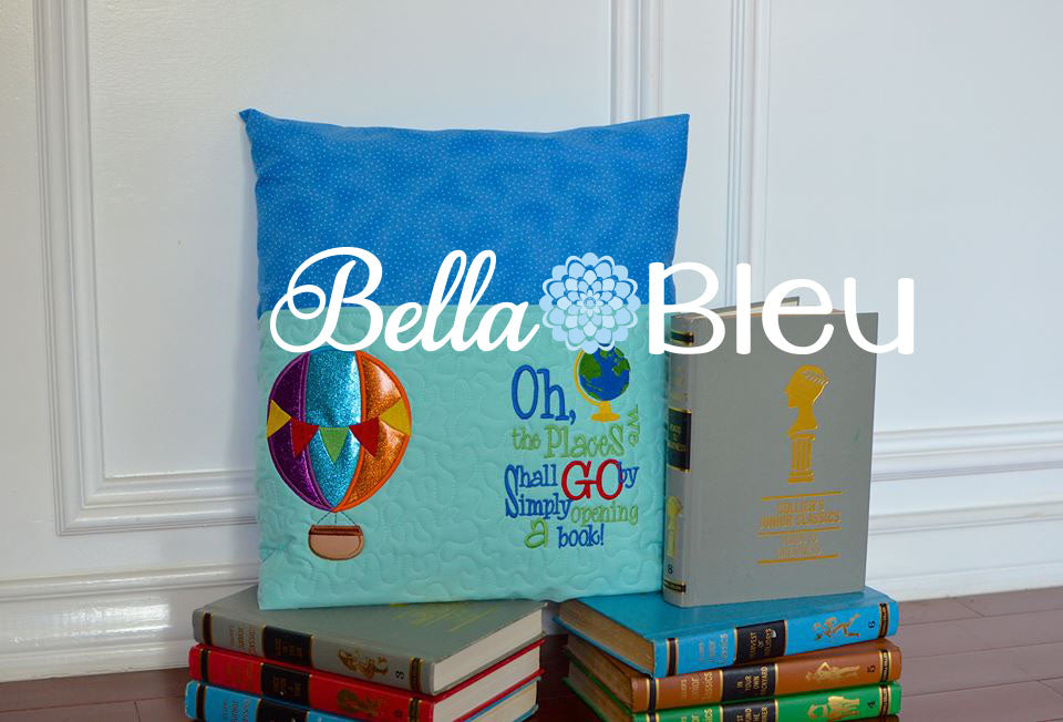 Reading Pillow Quote Inspired Dr Suess Places you will go Quote words Saying for Reading pillows with World Globe