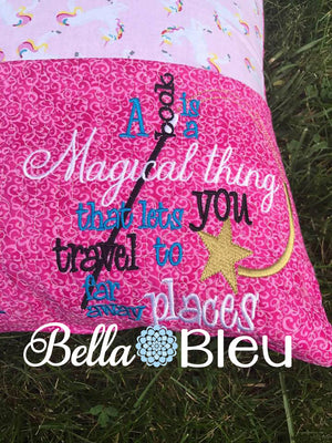 Magical Place Saying Reading Pillow Quote words Saying for Reading pillows
