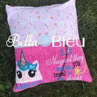 Magical Place Saying Reading Pillow Quote words Saying for Reading pillows