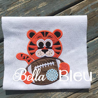 Tigers Tiger Mascot Football Machine Embroidery design applique