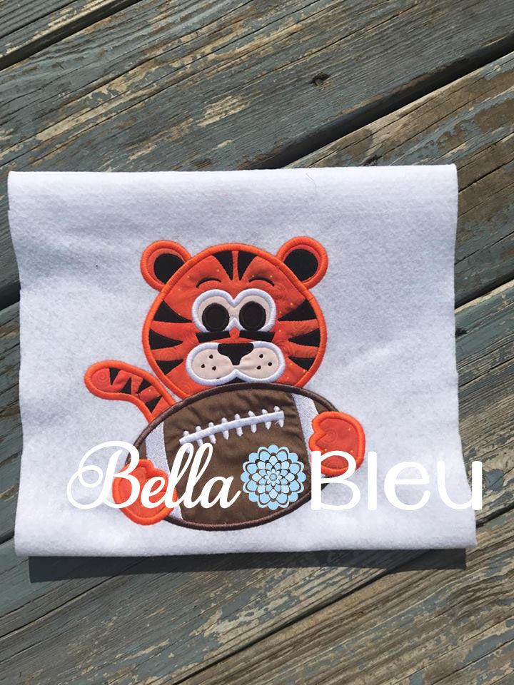 Tigers Tiger Mascot Football Machine Embroidery design applique