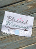 Blessed Mamaw saying with swirly arrow Grandma Machine embroidery design