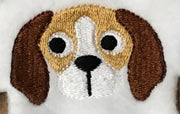Mini Hound Mascot Machine Embroidery dog design