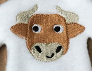 Longhorns Longhorn Mini Mascot Machine Embroidery design