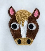 Mustangs Horse Mascot Mini Machine Embroidery design