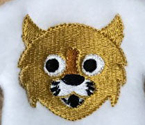 Mini Wildcats Wildcat Mascot Machine Embroidery design
