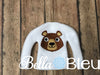 Elf Sweater With Bears Mascot Fan in the hoop machine embroidery design