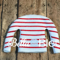 Inspired Where's Waldo Elf Sweater Shirt ITH machine embroidery design