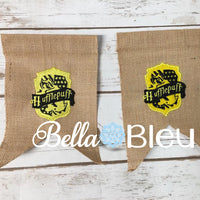 Inspired set of Harry Potter House Names Filled and Applique Machine Embroidery design