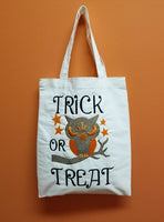 Owl Trick or Treat Sketchy Halloween