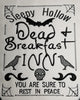 Sleepy Hollow Sketchy Halloween