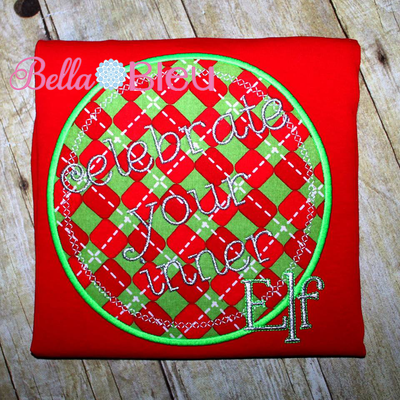 Celebrate your Inner Elf Machine applique embroidery design
