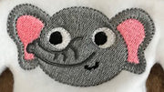 Elephant Mini Sports Mascot Machine Embroidery Design