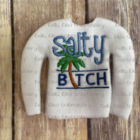 ITH Salty Bitch Palm tree Elf Shirt Sweater