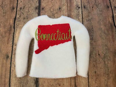 ITH Connecticut Elf Shirt Sweater State