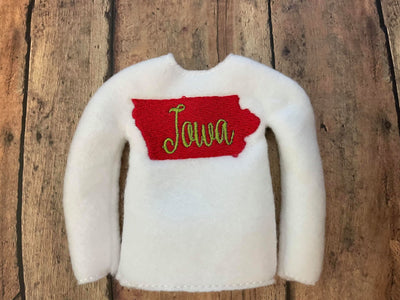 ITH Iowa Elf Shirt Sweater State