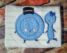 Nursery Rhymes Dish and Spoon Applique