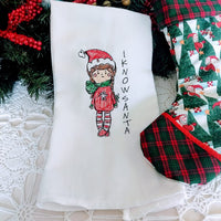 Christmas Elf Girl  Scribble