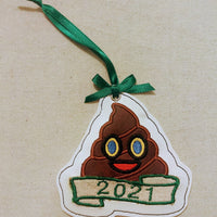 2021 ITH Poop Christmas Ornament