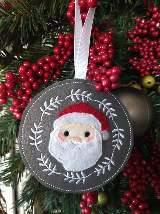 ITH Santa Christmas Ornament