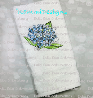 Hydrangea 5 Flower Scribble