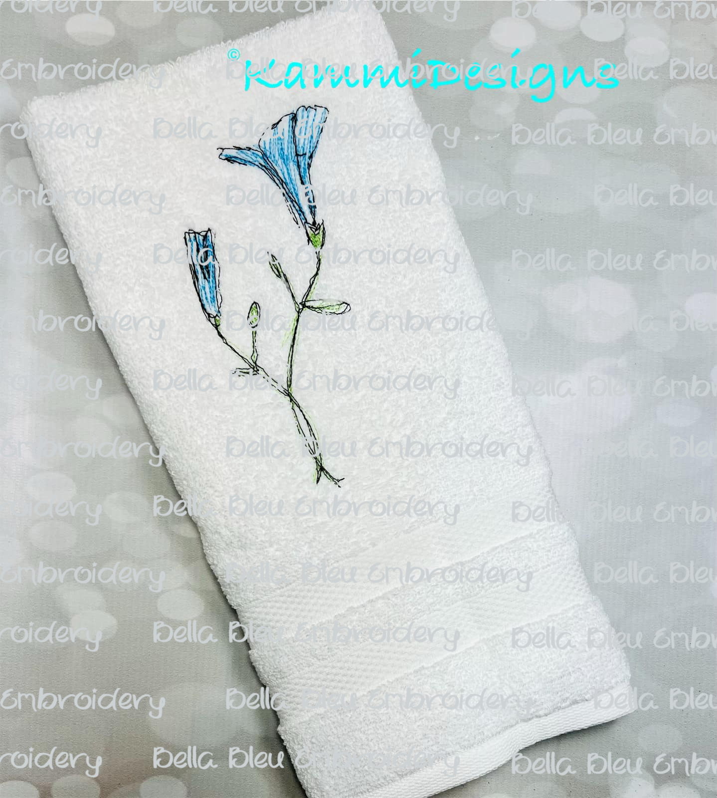 Morning Glory Scribble flower