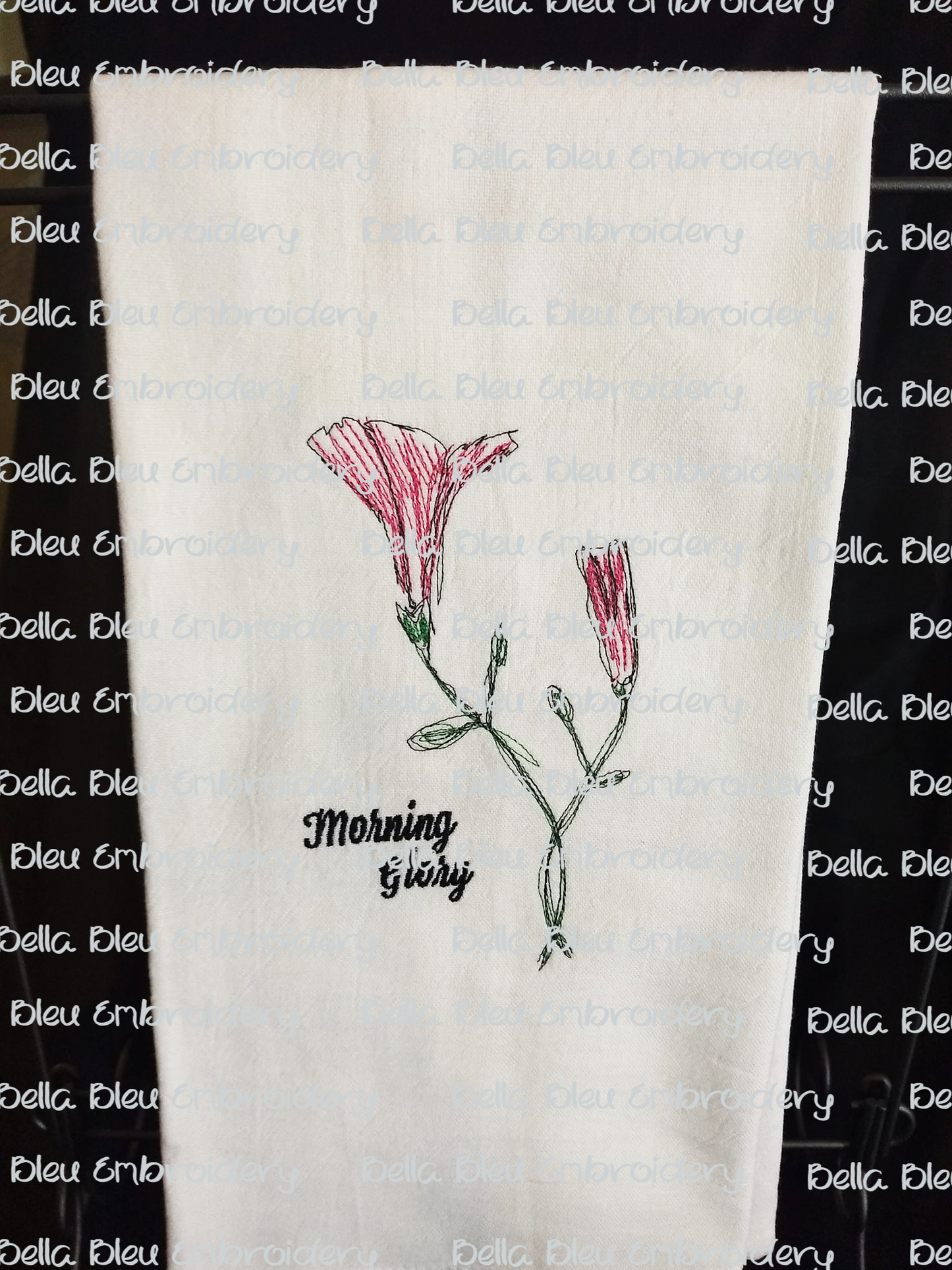 Morning Glory Scribble flower